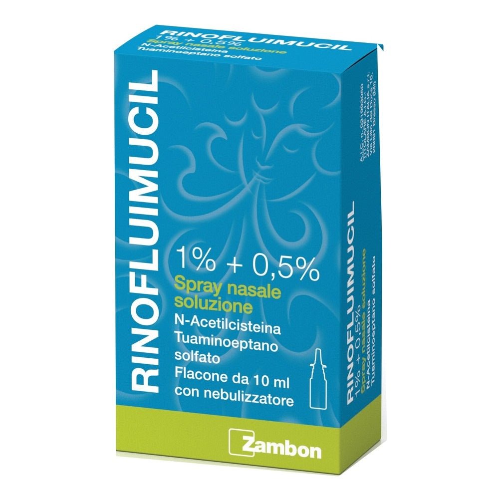 Rinofluimucil 1% + 0,5% spray nasale soluzione 10ml