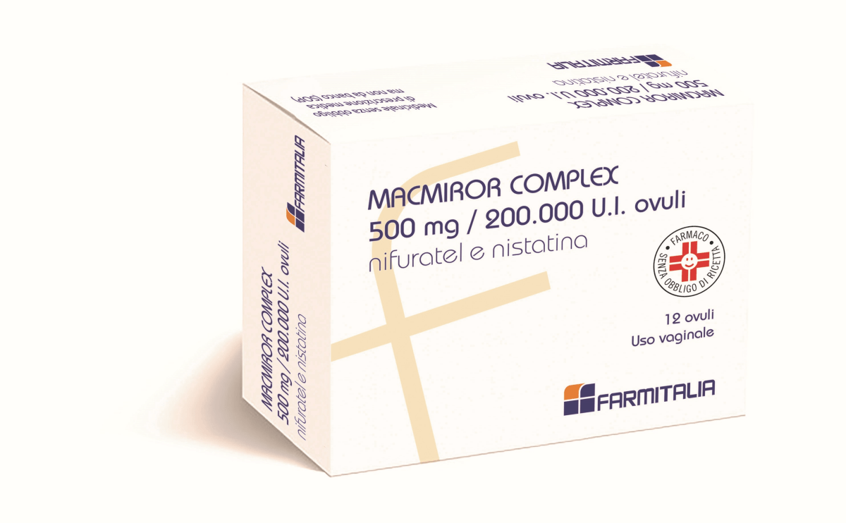 Macmiror Complex 500 mg + 200 000 UI 12 capsule molli vaginali