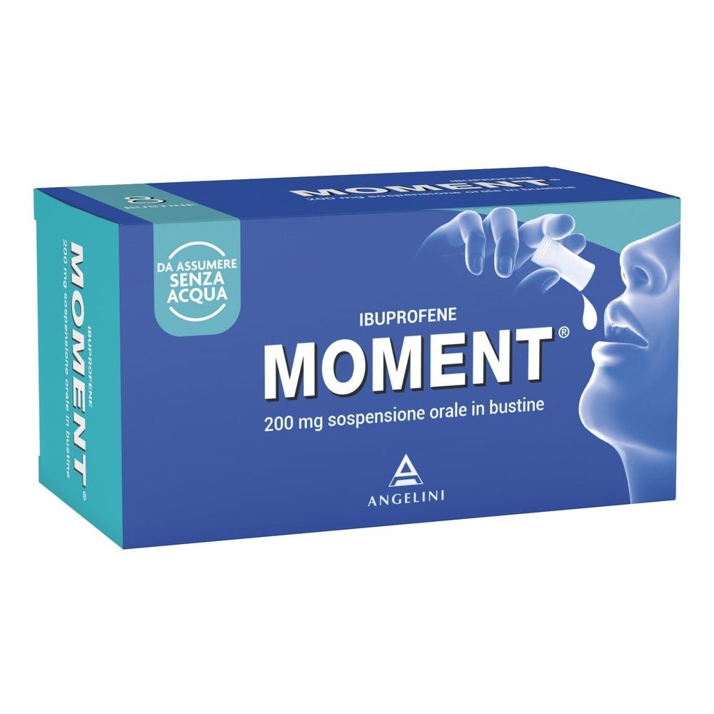 Momentact 200mg 8 bustine sospensione orale 10ml