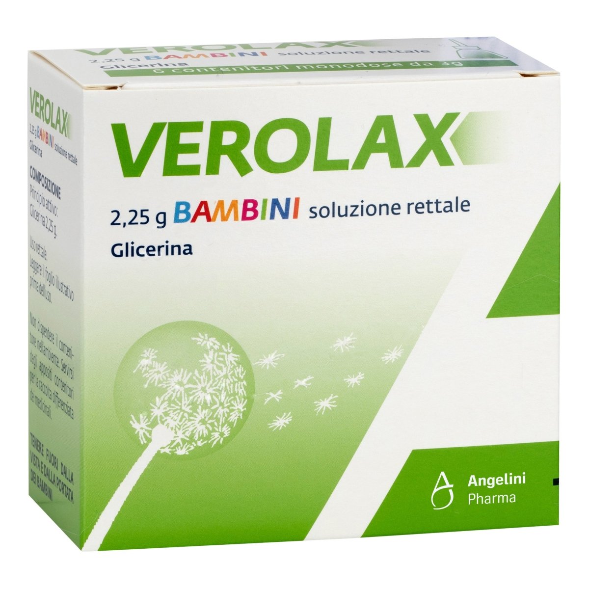 Verolax 3 g 6 monodose soluzione rettale