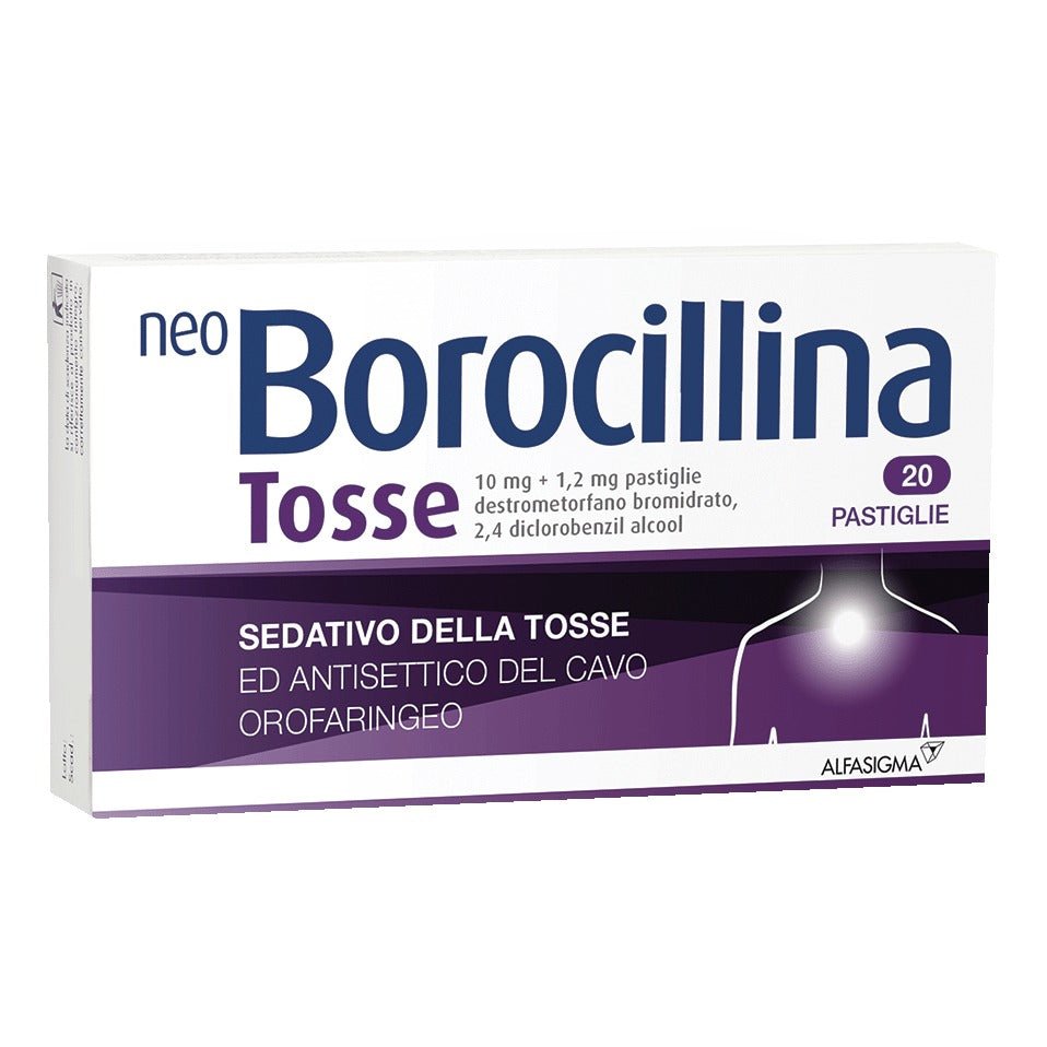 Neo Borocillina Tosse 10mg + 1,2mg 20 pastiglie