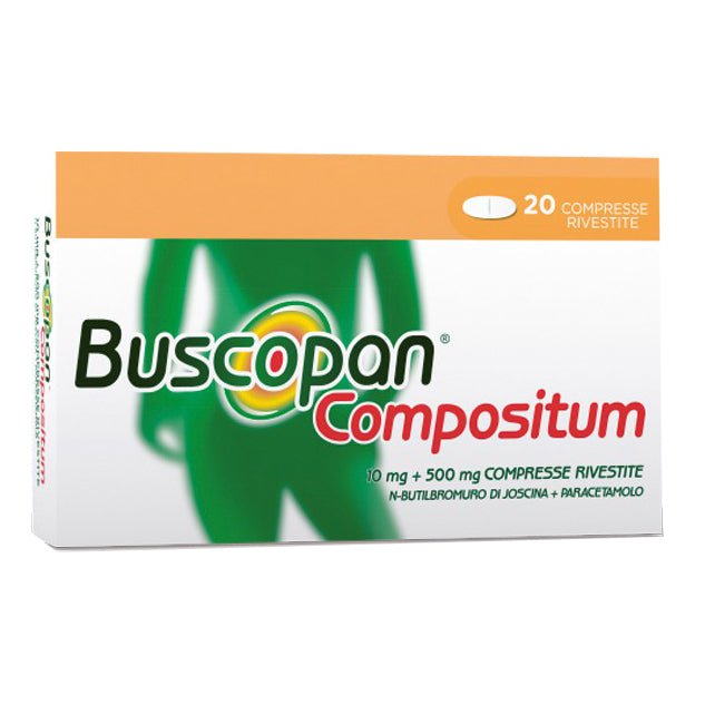 Buscopan Compositum 10mg + 500mg 20 compresse rivestite