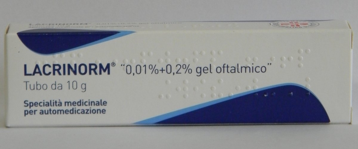Lacrinorm 0, 01 % + 0, 2 % 10 g gel oftalmico