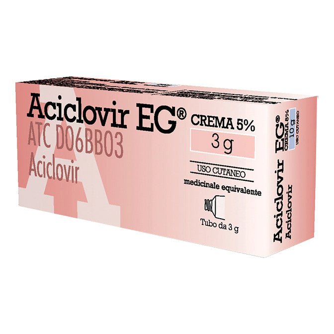 Aciclovir EG 5 % 3 g crema