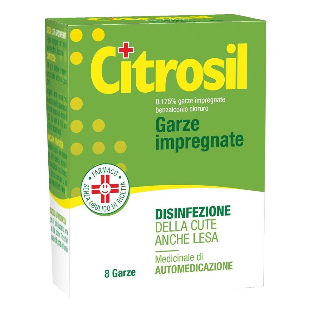 Citrosil 0,175% 8 garze impregnate