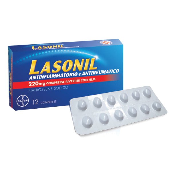 Lasonil antinfiammatorio e antireumatico 220mg 12 compresse rivestite