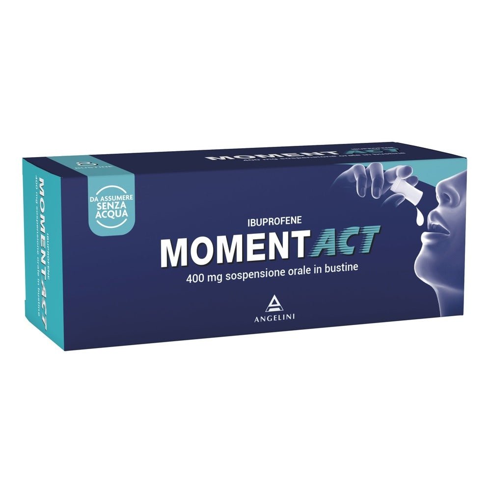 Momentact 400mg 8 bustine sospensione orale 10ml