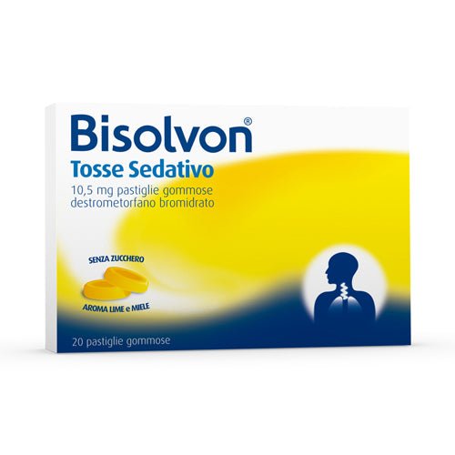 Bisolvon tosse sedativo 10, 5 mg 20 pastiglie gommose