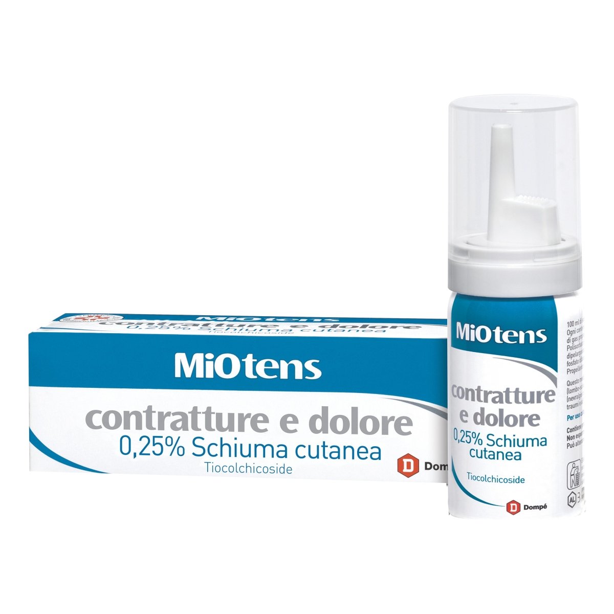 Miotens 0, 25 % 30 ml schiuma cutanea