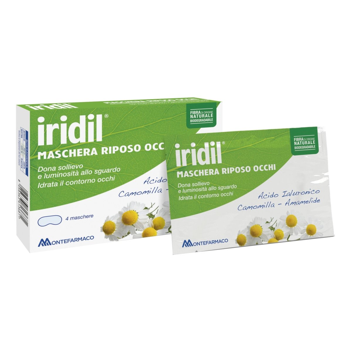 Iridil maschera riposo occhi 2 pezzi