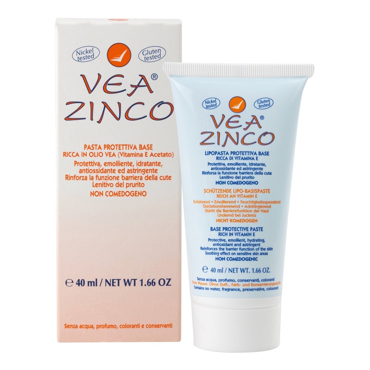 VEA Zinco pasta protettiva con vitamina E 40ml