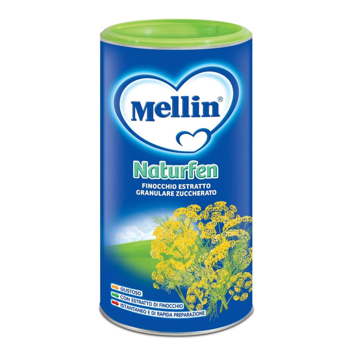 Mellin Naturfen granulato 200 g integratore fibre