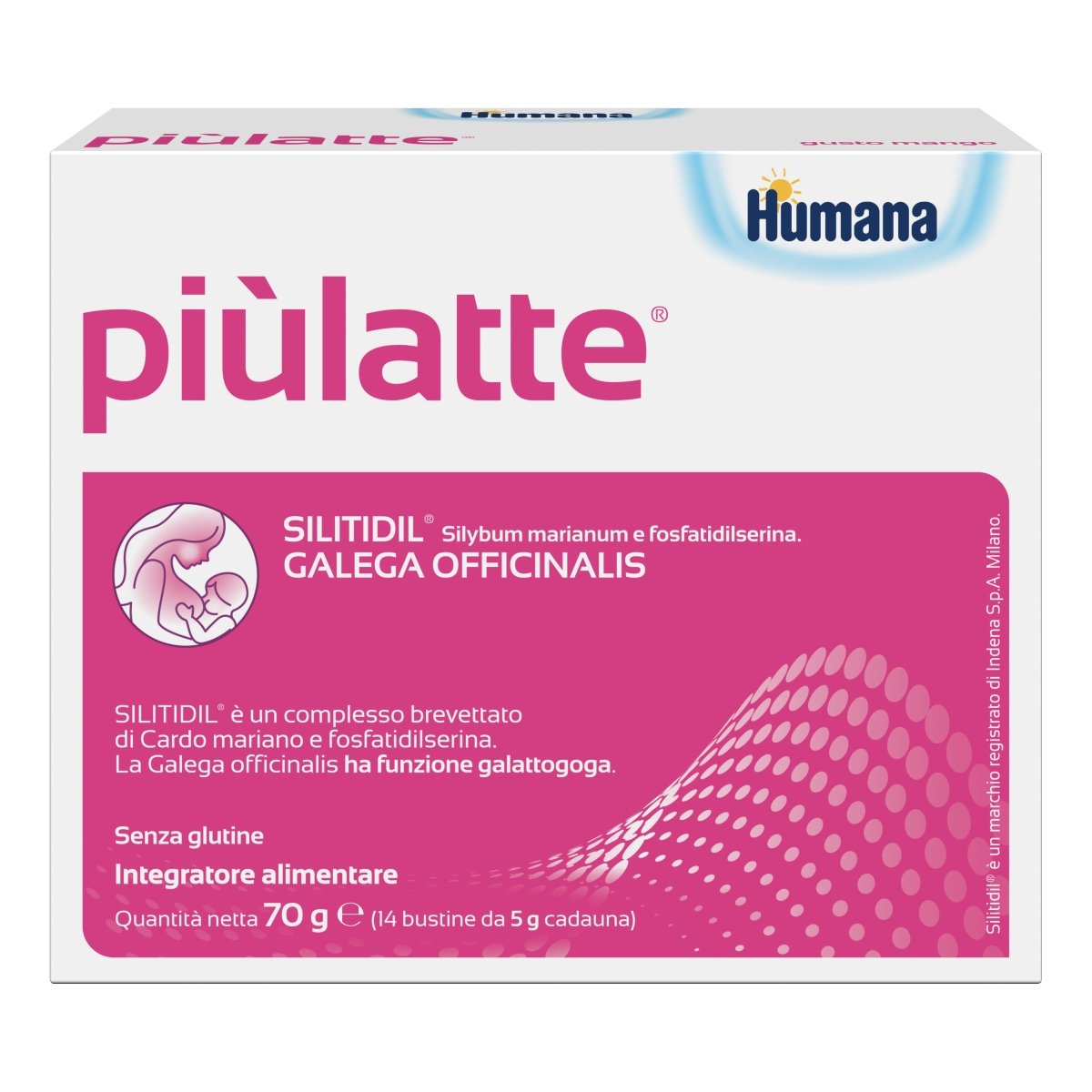 Piulattee Humana 14 bustine integratore latte materno
