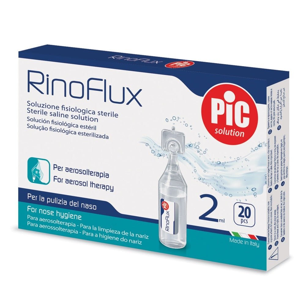 Rinoflux soluzione fisiologica 20 flaconcini 2ml