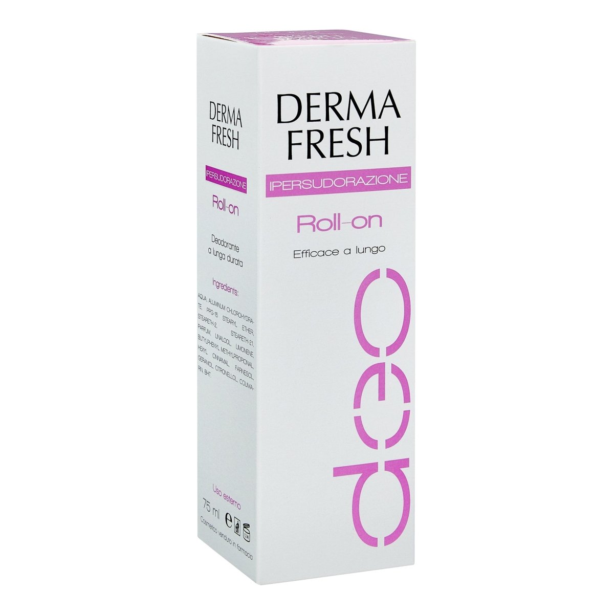 Dermafresh ipersudorazione roll-on deodorante flacone 75 ml