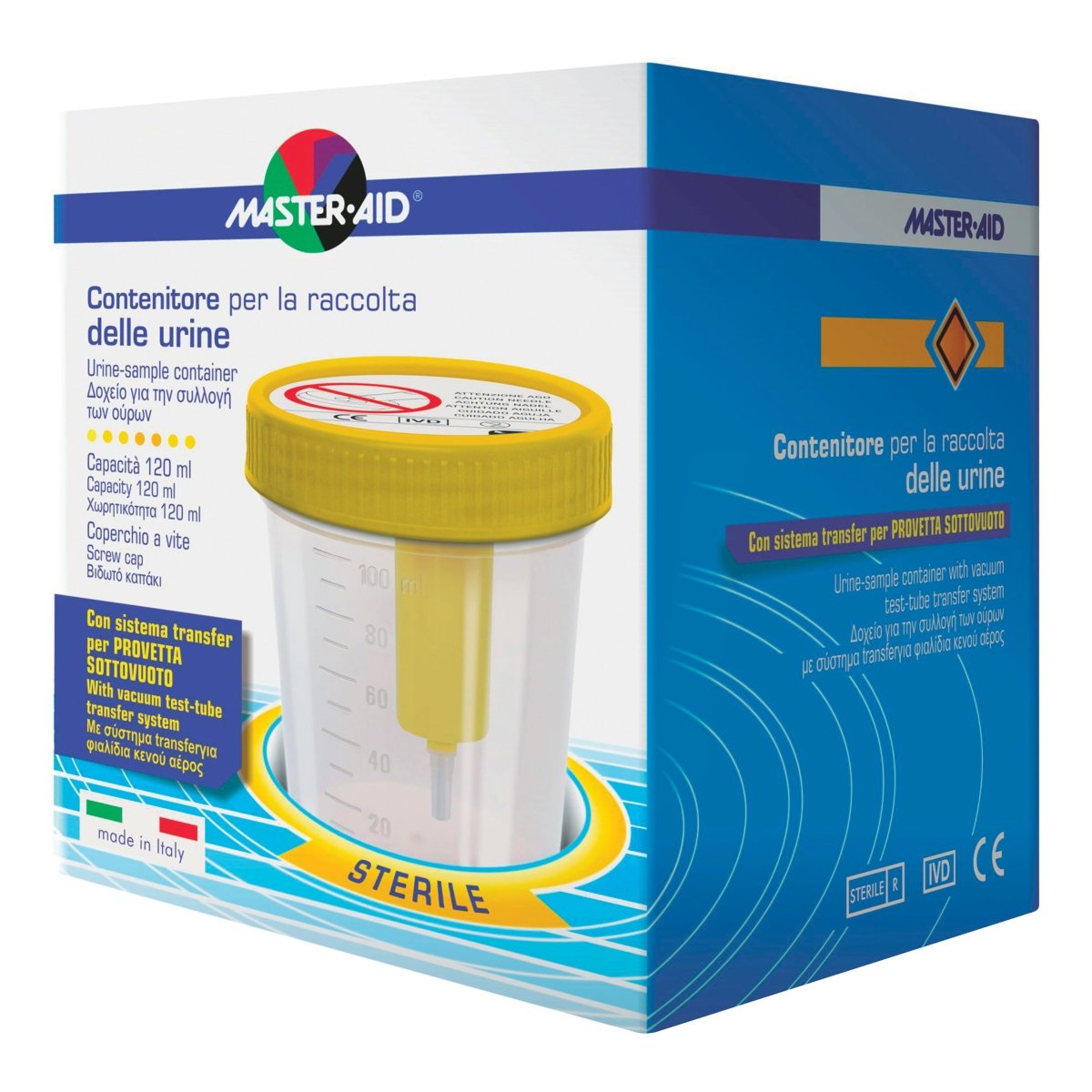 M-Aid contenitore urine sottovuoto
