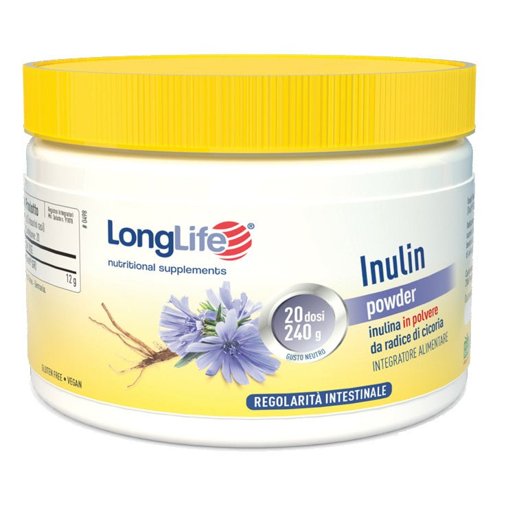 LongLife Inulina powder 240 g fibra prebiotica