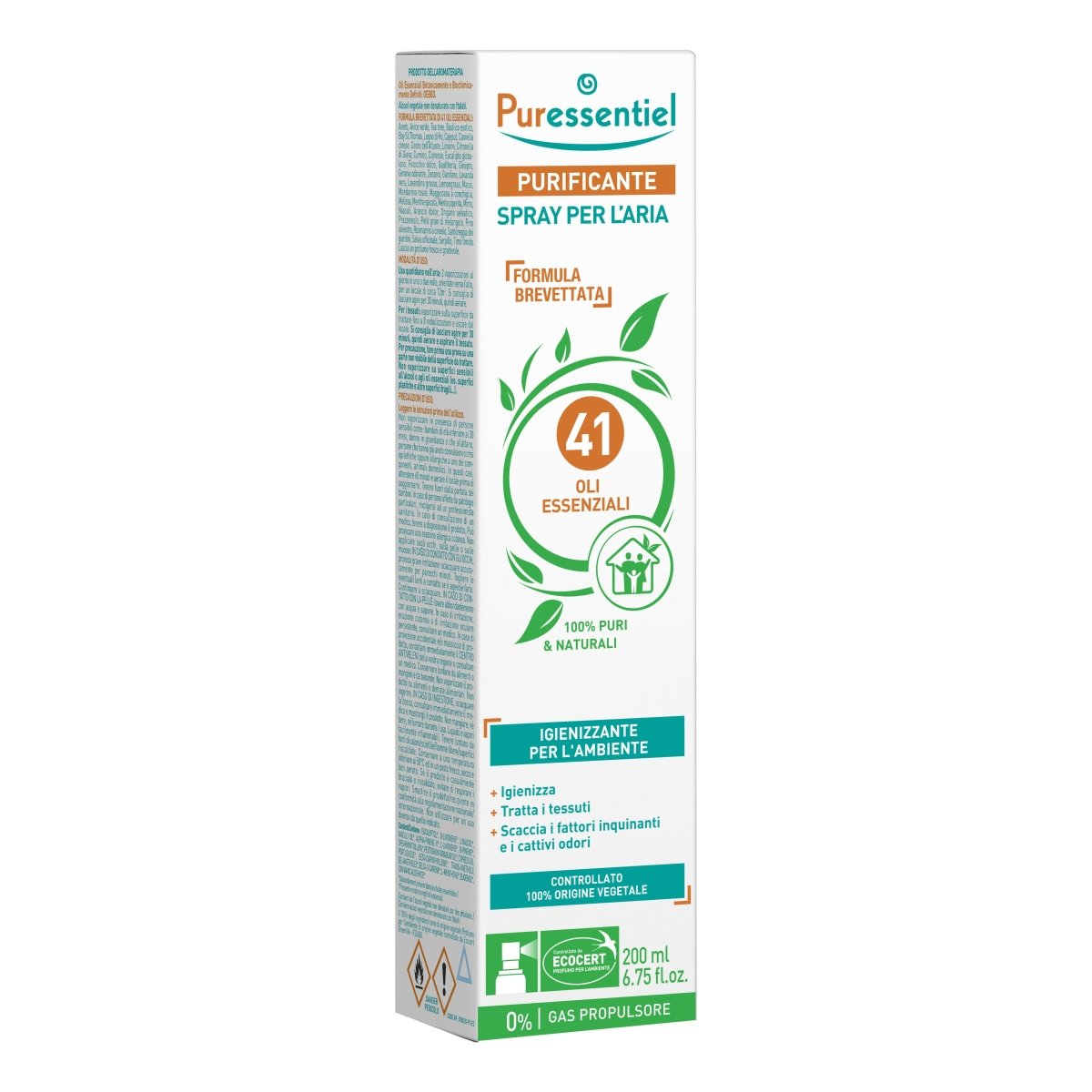 Spray purificante OE41 200 ml oli essenziali ambientale