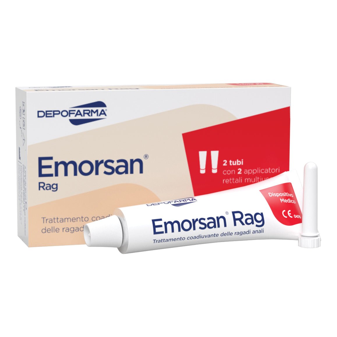 Emorsan Ragadi 2 tubi 30+30 ml anale e mani