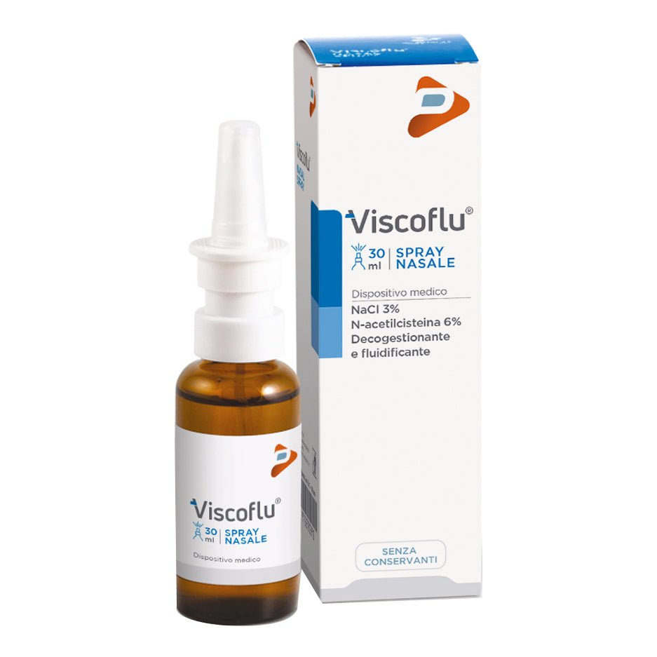 Viscoflu spray nasale 30 ml decongestionante vasocostrittore