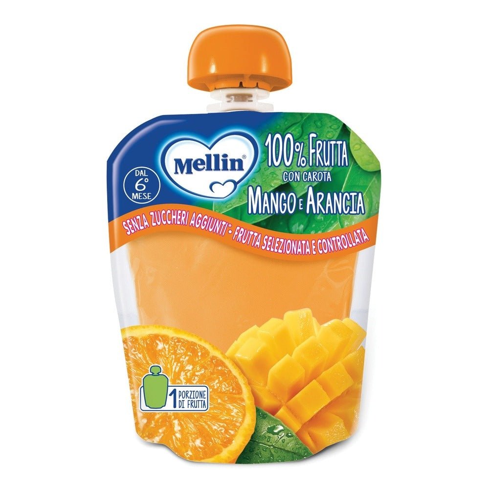 Mellin Pouch arancia mango 90g