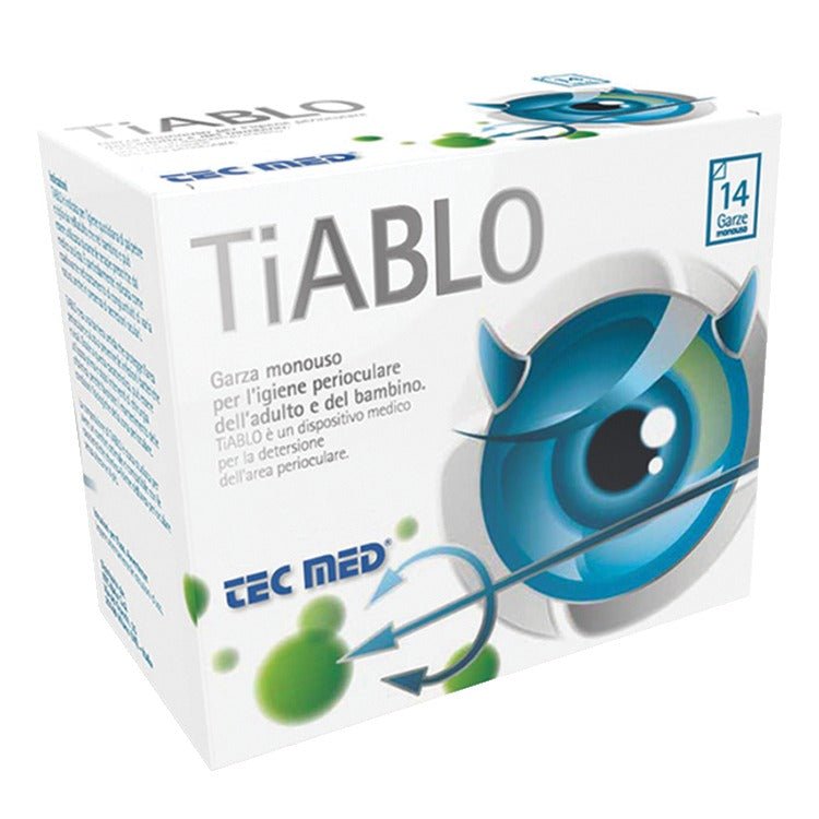 Tiablo garze oftalmiche 14 pz sterili