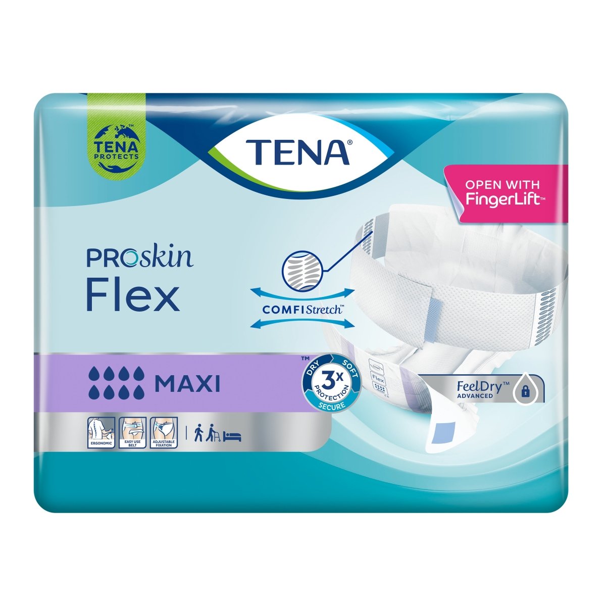 Tena Flex Maxi L 22 pannoloni con cintura