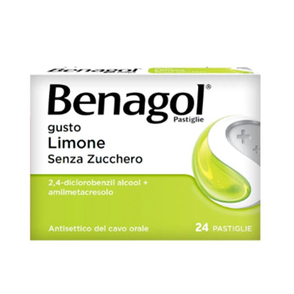 Benagol 24 pastiglie gusto limone senza zucchero