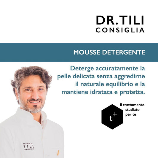 Mousse Detergente Viso benefici