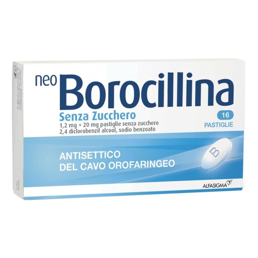 NeoBorocillina Senza Zucchero 16 Pastiglie
