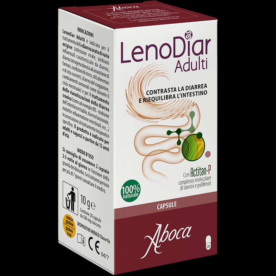 Lenodiar adulti 20 capsule 500 mg diaree