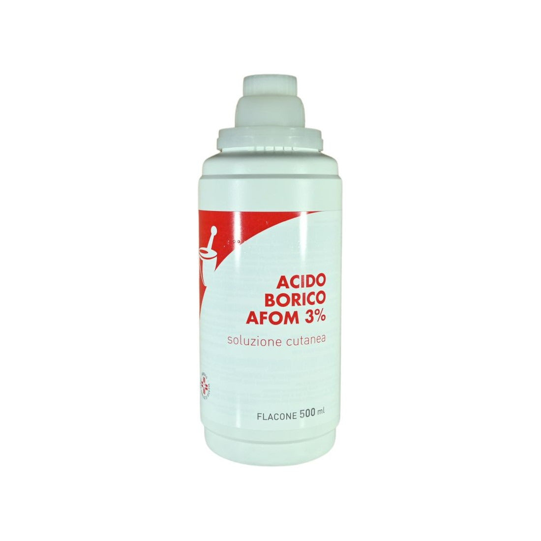 Acide borique AFOM 3% 500 ml solution cutanée