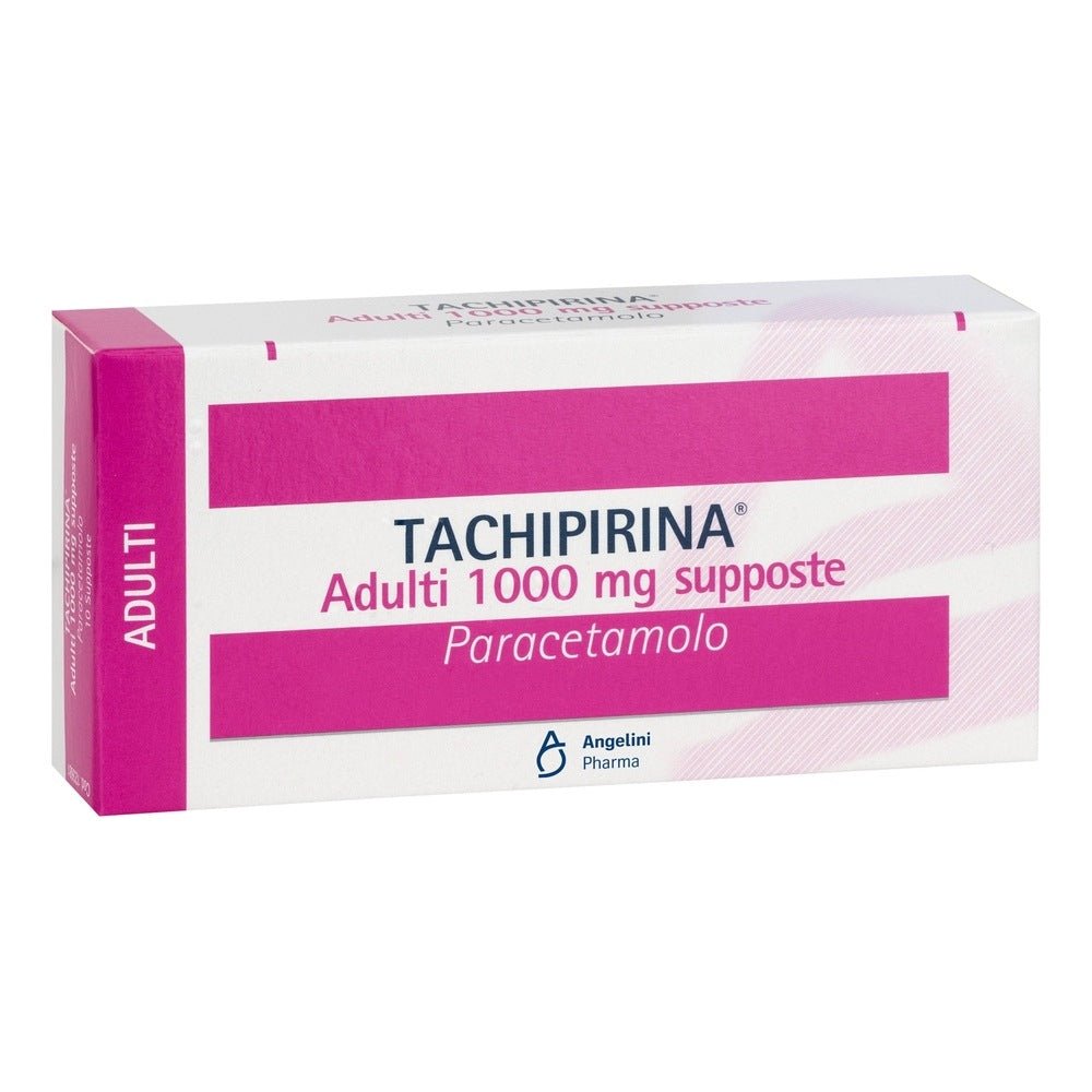 Tachipirina adultos 1000mg 10 supositorios