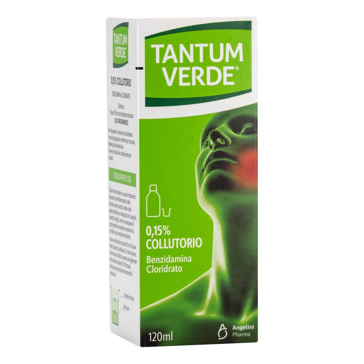 Tantum Verde 0, 15% enjuague bucal 120 ml