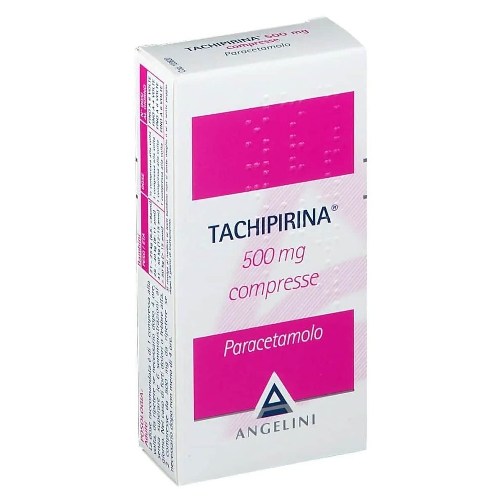 Tachipirina Painkiller 500 mg 20 Tablets – Farmacia Dottor Tili