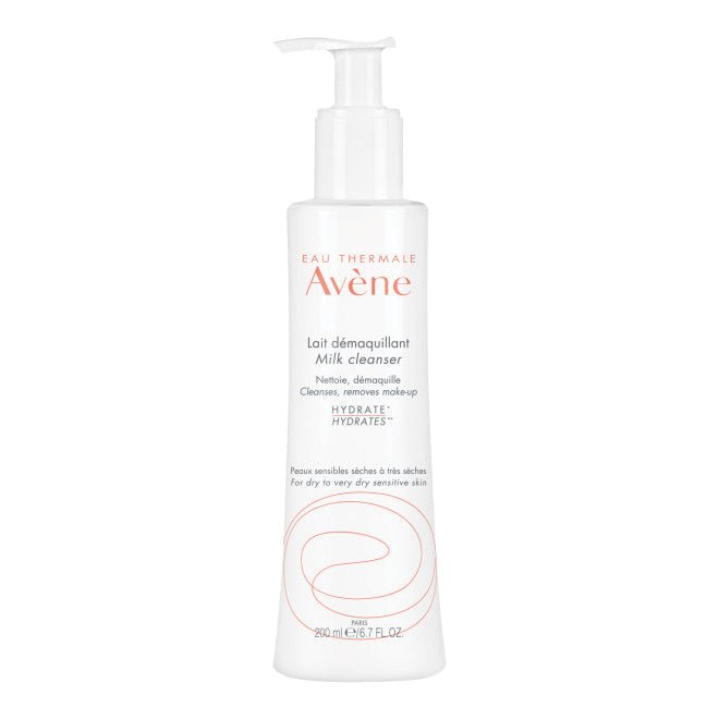 Avène delicate cleansing milk new formulation 1 bottle 200ml