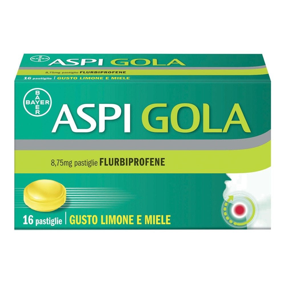 Aspi Gola 8,75 mg 16 comprimés aromatisés miel citron
