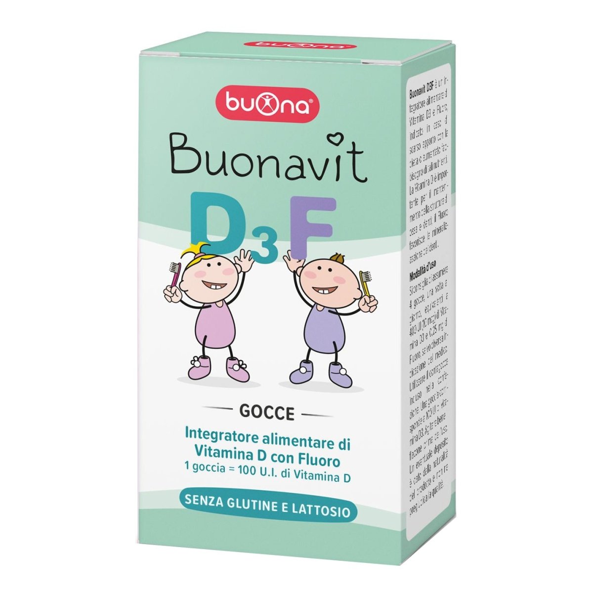 Buonavit D3F 12 ml gocce vitamina D