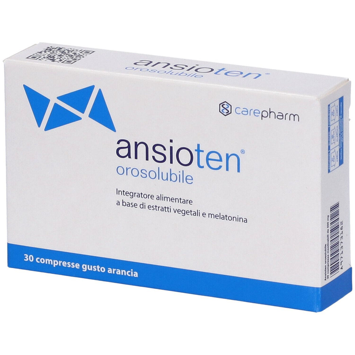 Ansioten orosolubile 30 compresse rilassante rapido