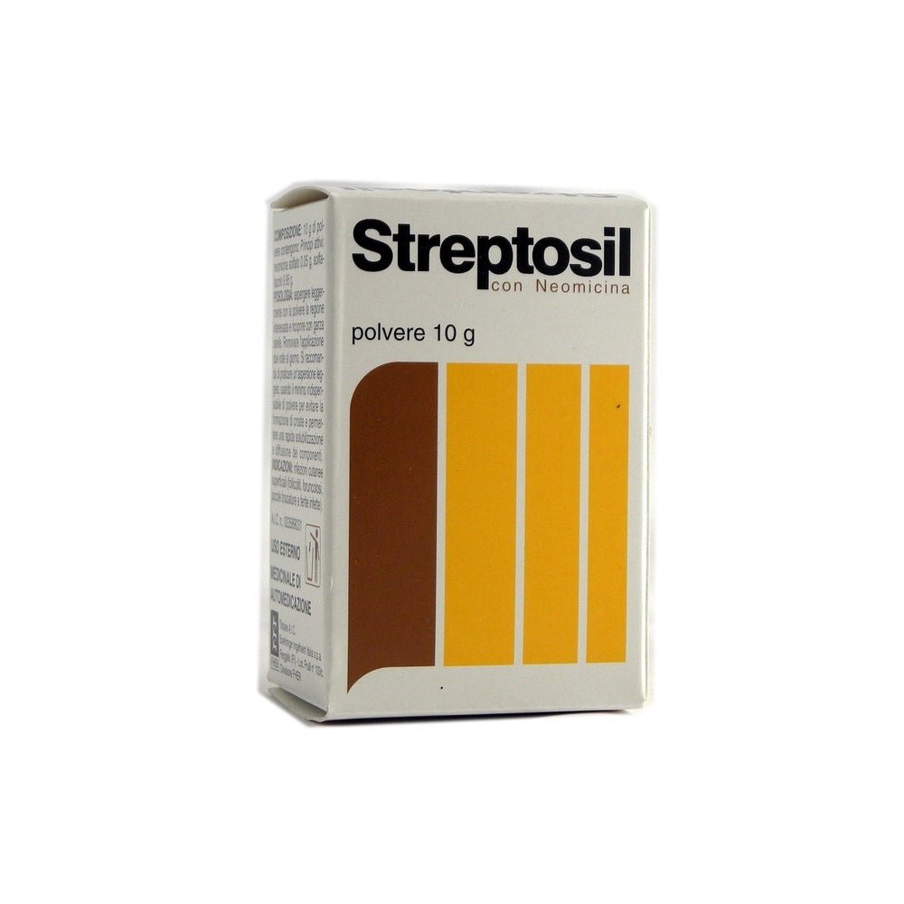 Streptosil con neomicina 99,5% + 0,5% polvo para la piel 10g