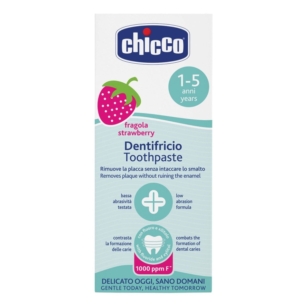 Chicco strawberry toothpaste 50 ml 12 months