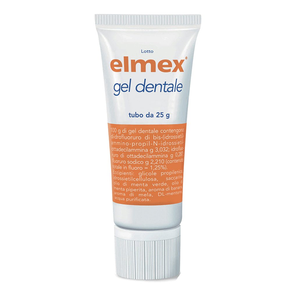 Elmex gel dental 30, 32 mg/g + 2, 87 mg/g + 22, 1 mg/g 25 g