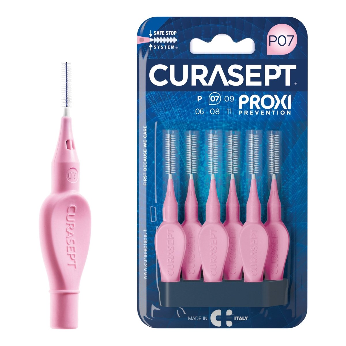 Curasept Proxi P07 rosa 6 piezas