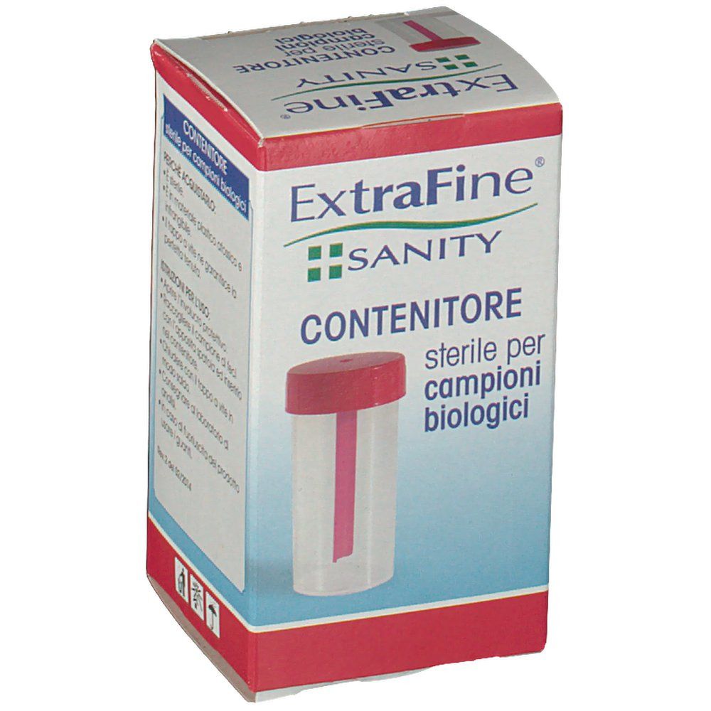 Extrafine Sanity feces container 60 pieces