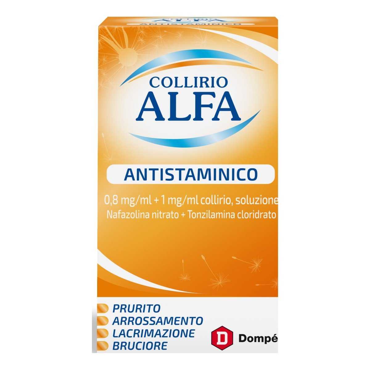 Alpha antihistaminique collyre 0,8 mg/ml + 1 mg/ml solution 10 ml