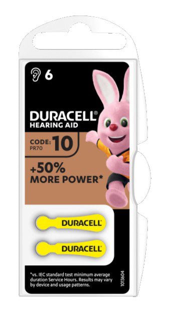 Duracell Easy Tab 10 žutih baterija za slušni aparat