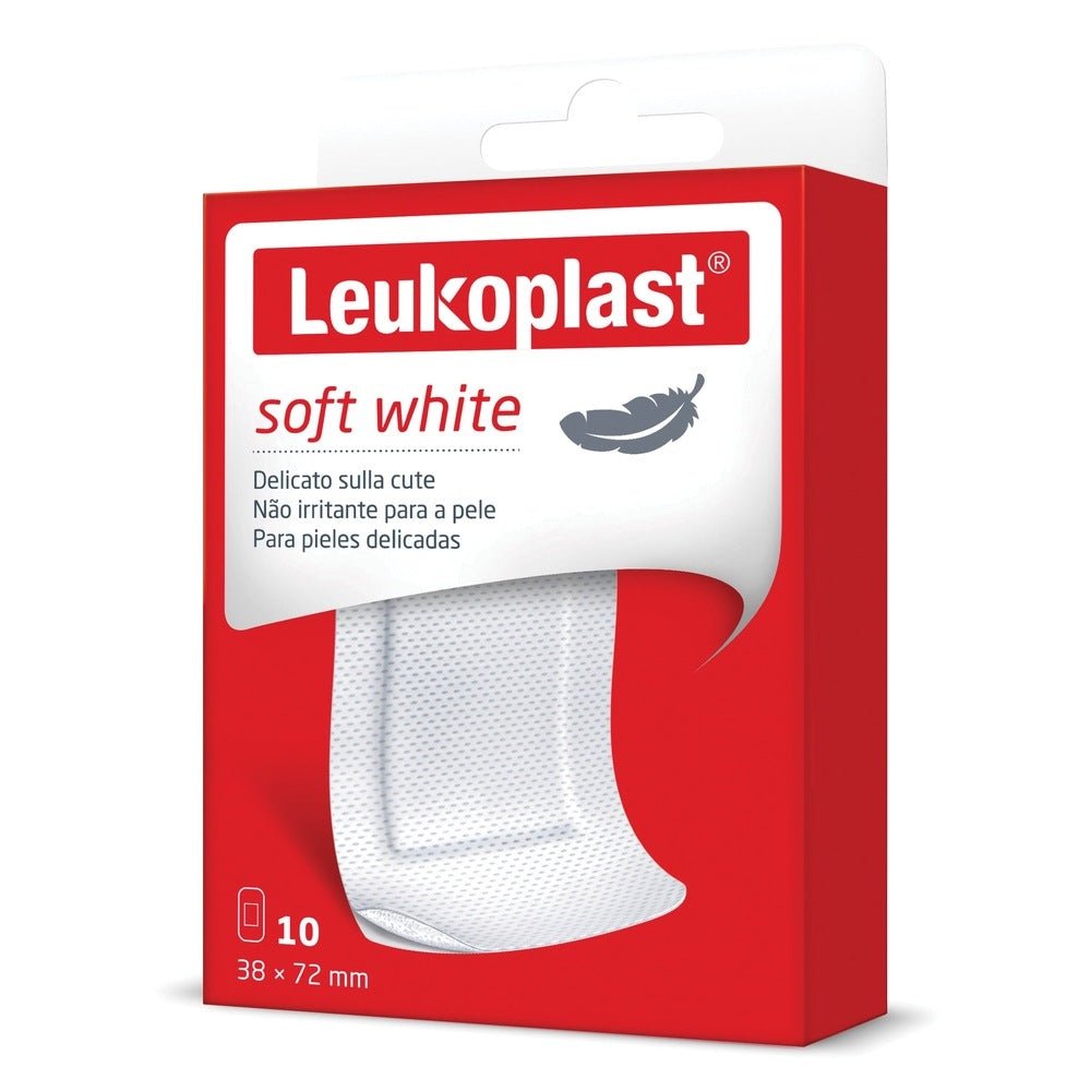 Leukoplast Soft White 72x38mm 10 pezzi