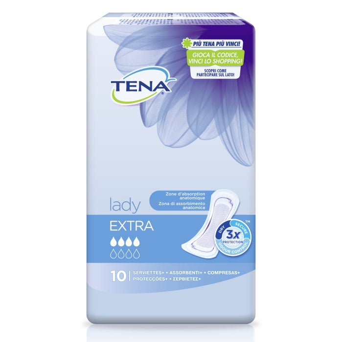 Tena Discreet Extra 10 Stück Damenbinden