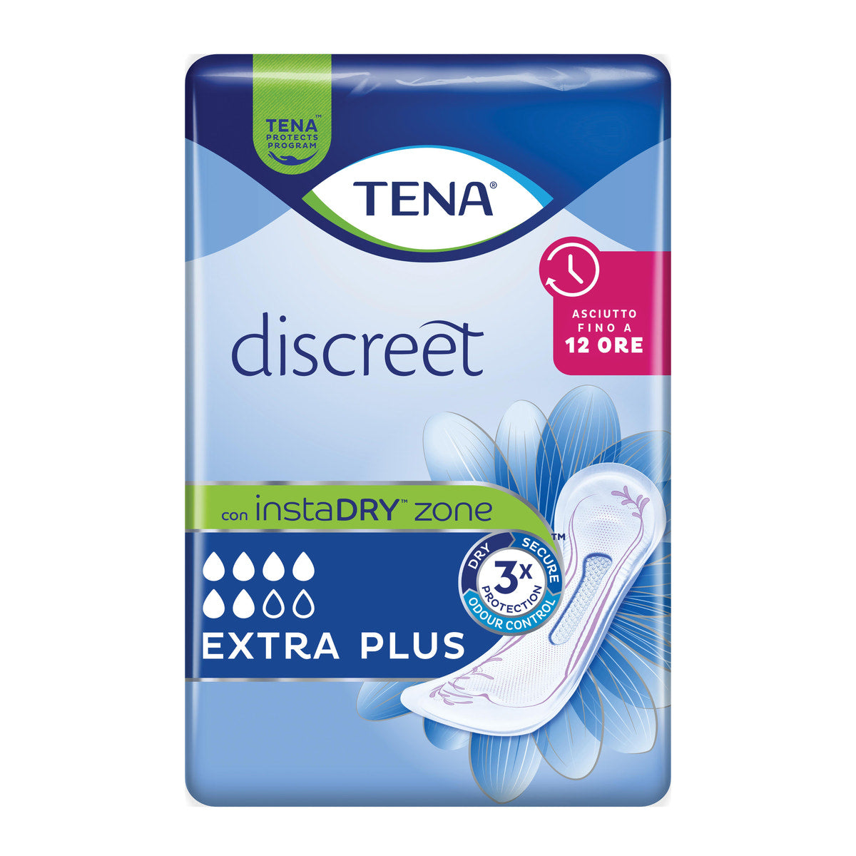 TENA DISCREET EXTRA 10PCS