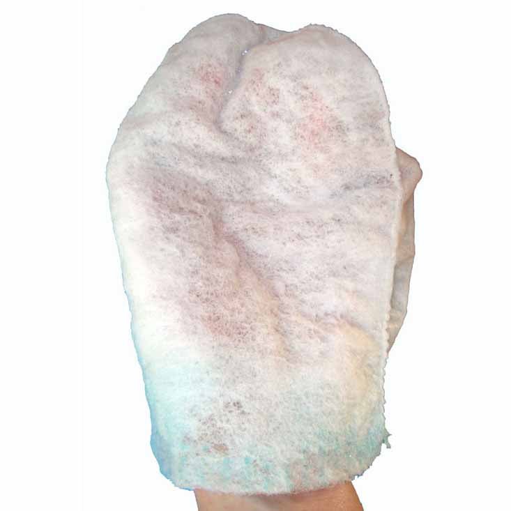 Disposable mitten for partial washes 20 pieces